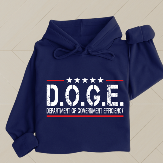 D.O.G.E. Hoodie – Support the Doge Movement | Women's Department of Government Efficiency