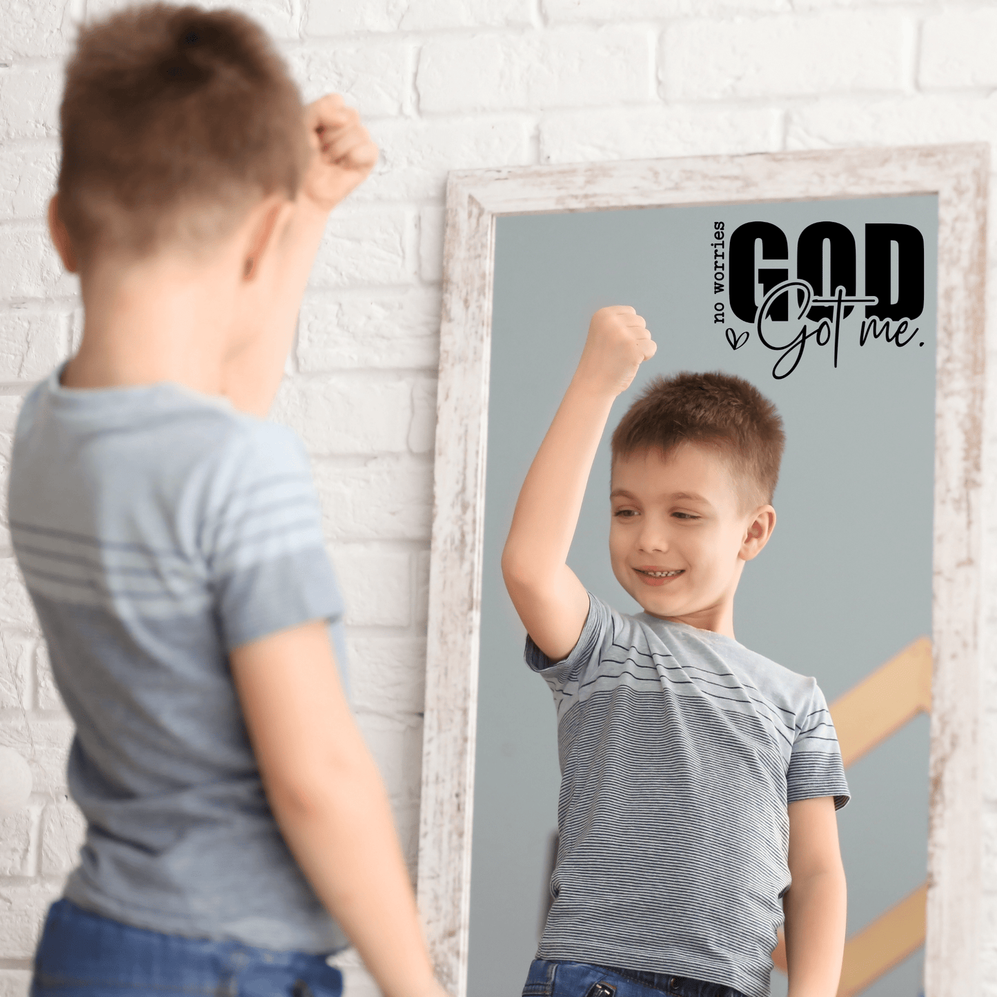 "God Got Me Sticker Decal – Christian Auto & Phone Decal | Faith - Based Car Mirror Sticker" - The Right Side Prints"God Got Me Sticker Decal – Christian Auto & Phone Decal | Faith - Based Car Mirror Sticker"Accessories11.4" X 8.4"White