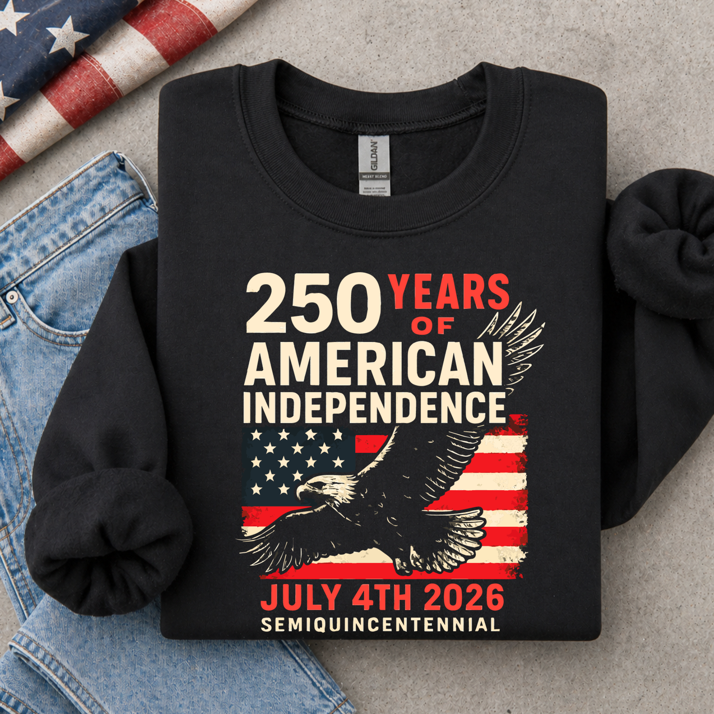250 Years of American Independence Youth Patriotic Shirt