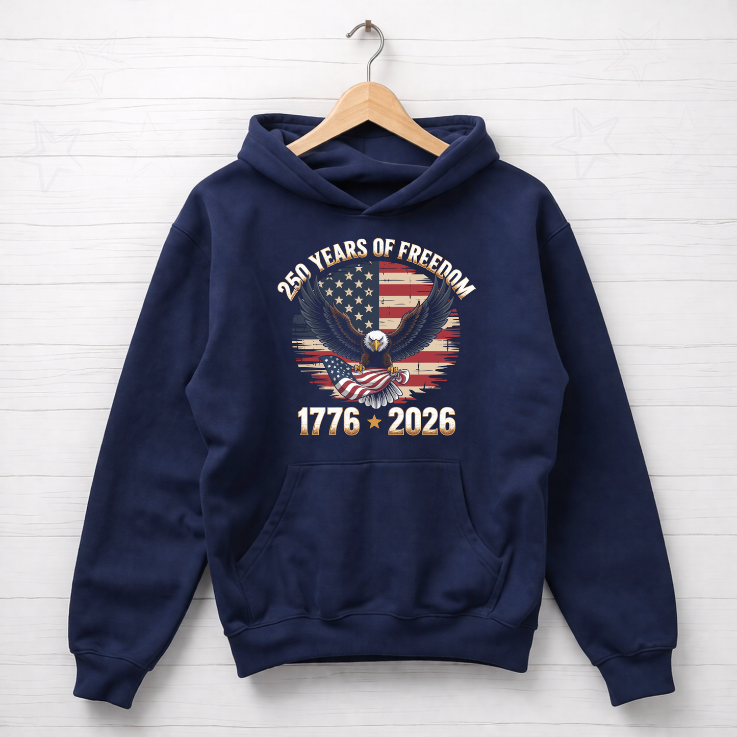 America 250 Women's Patriotic Shirt 1776–2026