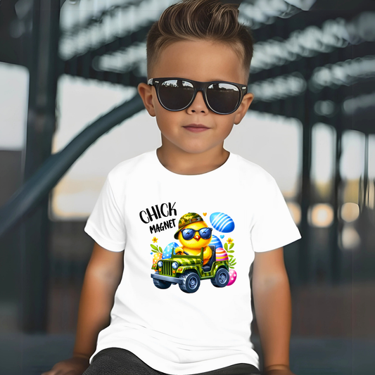 Chick Magnet Youth T-Shirt – Funny Easter Shirt for Kids