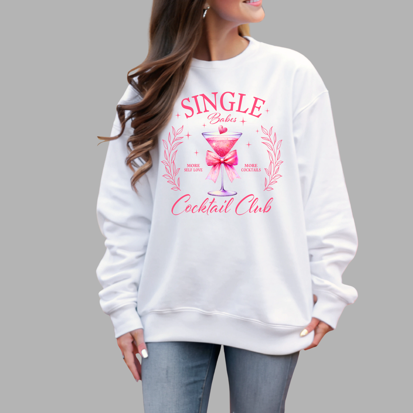 Single Babes Club Valentine’s Day Sweatshirt – Anti Valentine