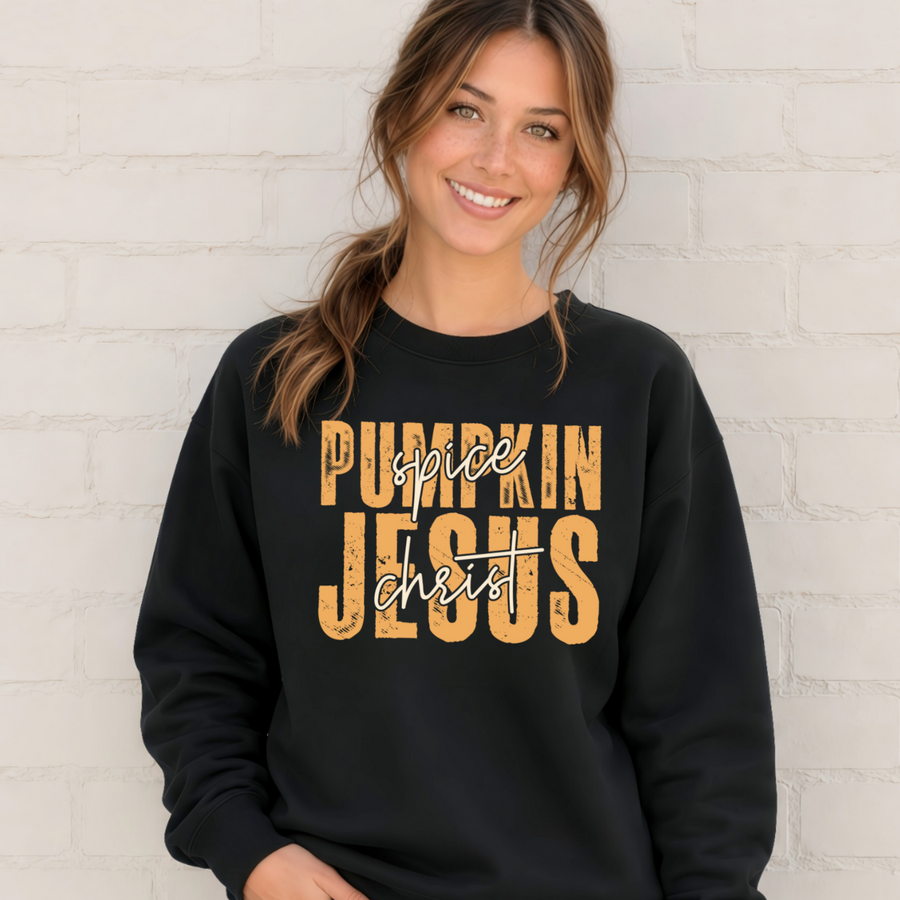 Pumpkin Spice and Jesus Christ Shirt, Sweatshirt & Hoodie