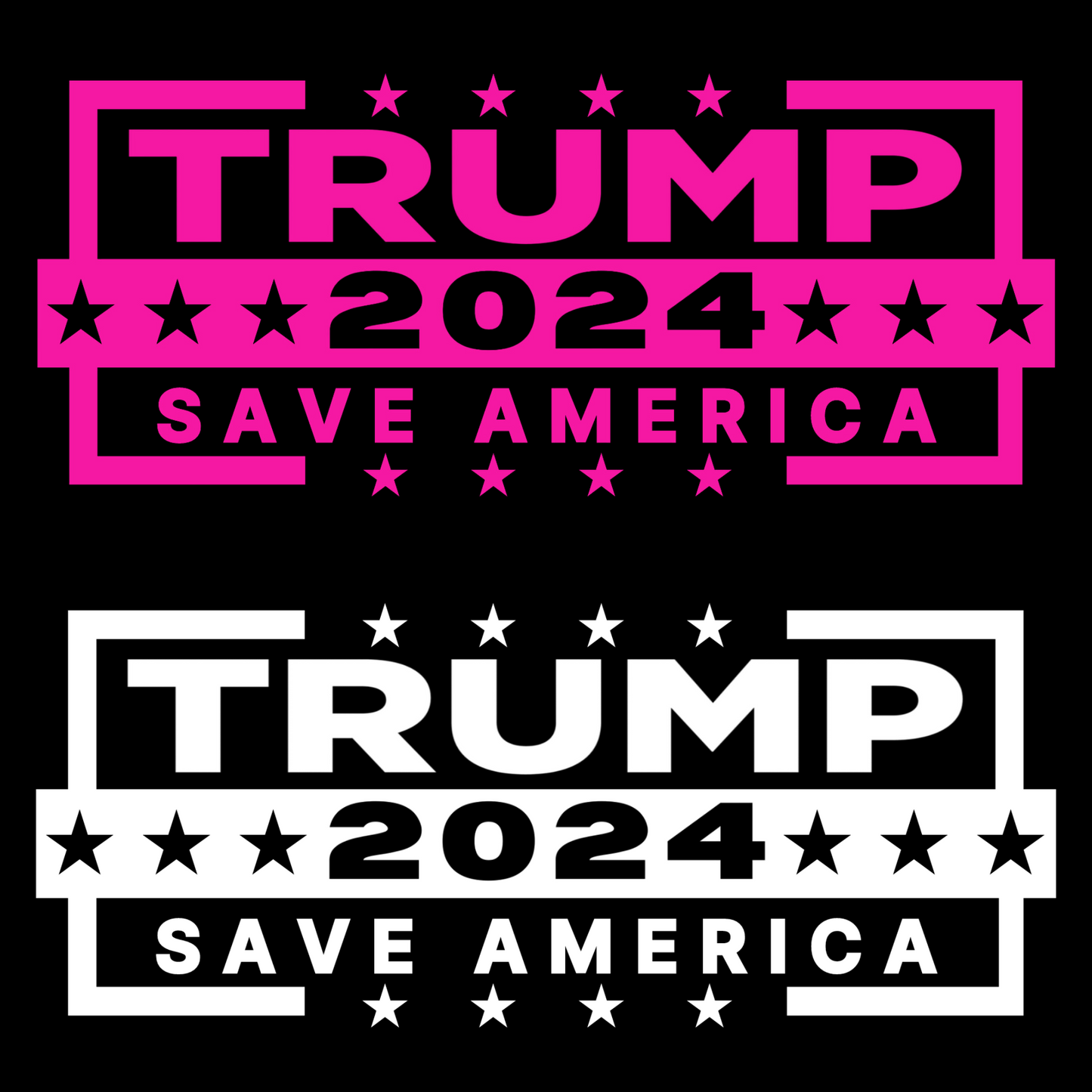 TRUMP 2024 AUTO DECAL