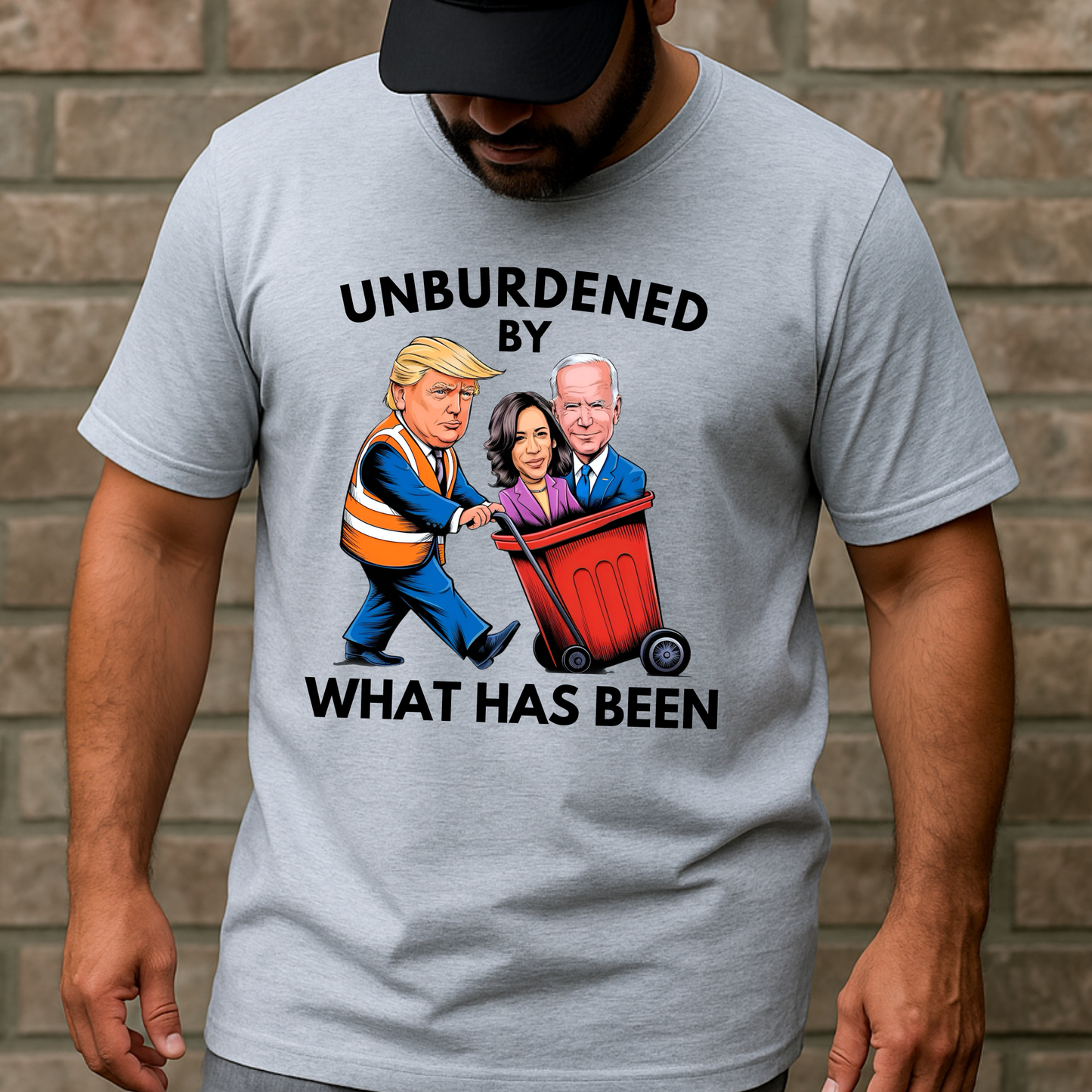 Unburdened By What Has Been – Funny Conservative Men’s Tee
