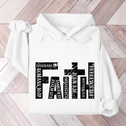 White FAITH-Hoodie-Premium-Christian-Apparel