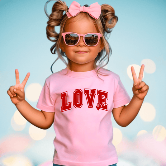 LOVE Youth Tshirt | Premium Quality - The Right Side PrintsLOVE Youth Tshirt | Premium QualityYouth TshirtLight PinkS