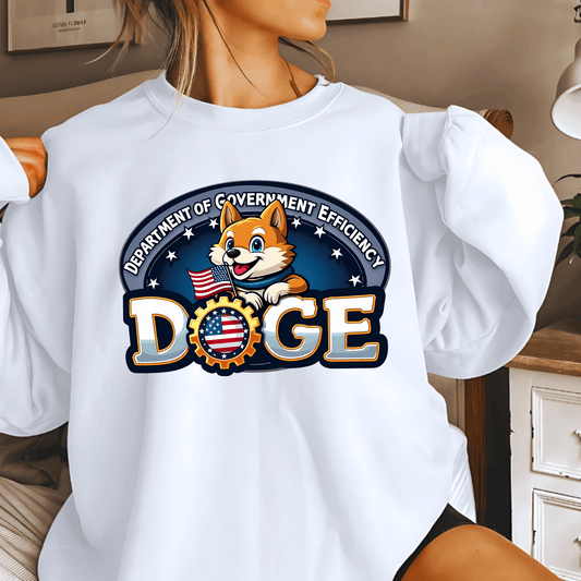 DOGE Sweatshirt - The Right Side PrintsDOGE SweatshirtT-shirtWhiteSmall