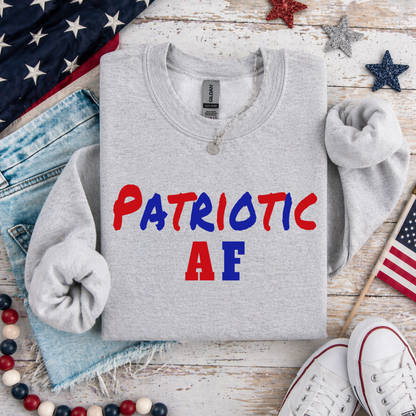 Patriotic AF Women's Patriotic Shirt & Sweatshirt