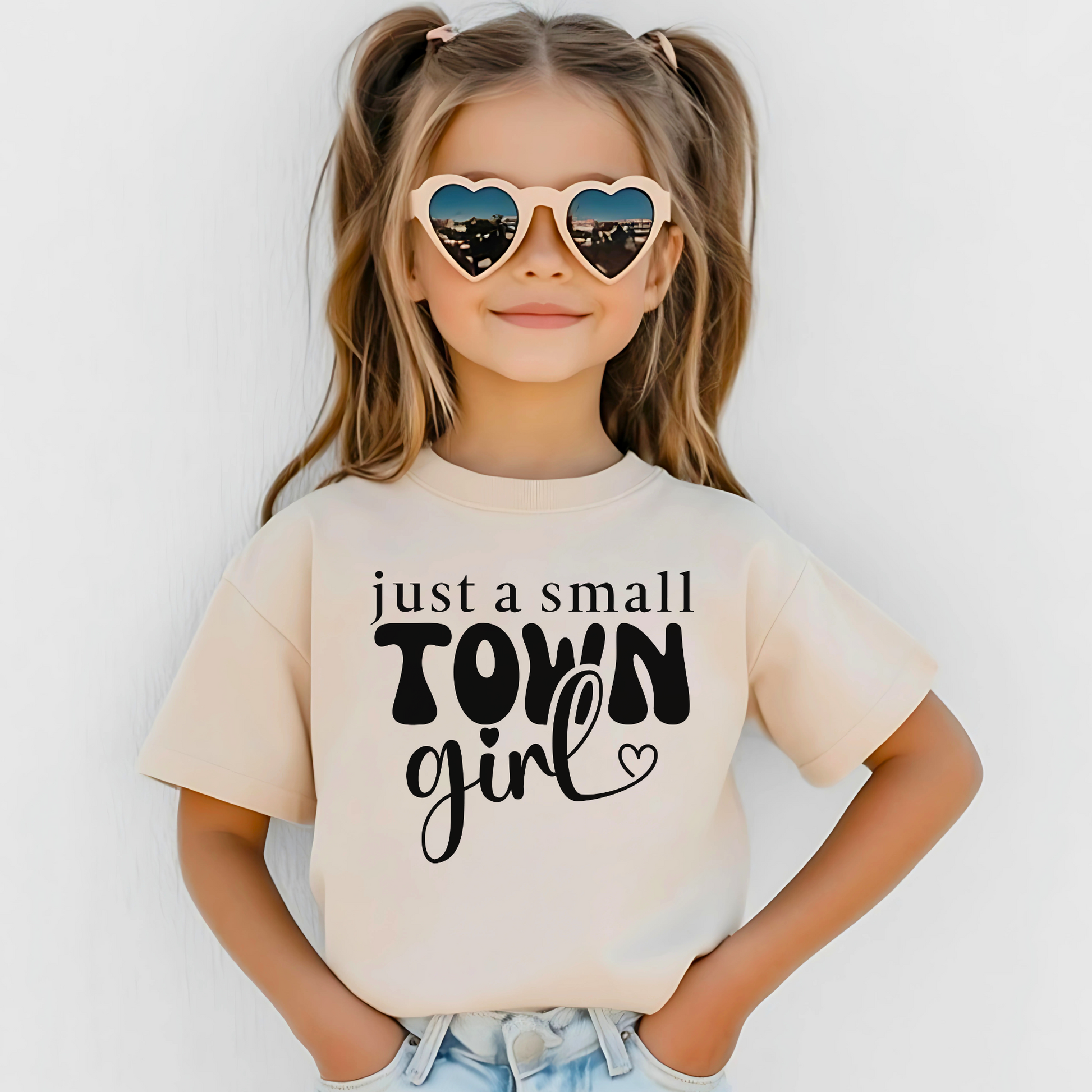 Soft and breathable country-inspired graphic tee for kids’ casual wear.