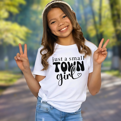 Soft and breathable country-inspired graphic tee for kids’ casual wear.