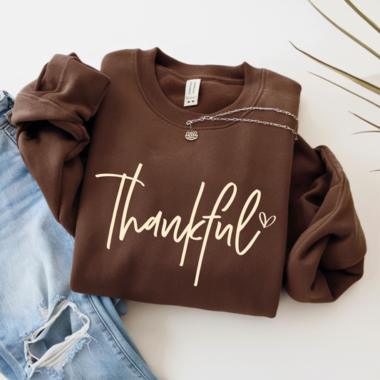 Thankful Thanksgiving Shirt & Sweatshirt for Women