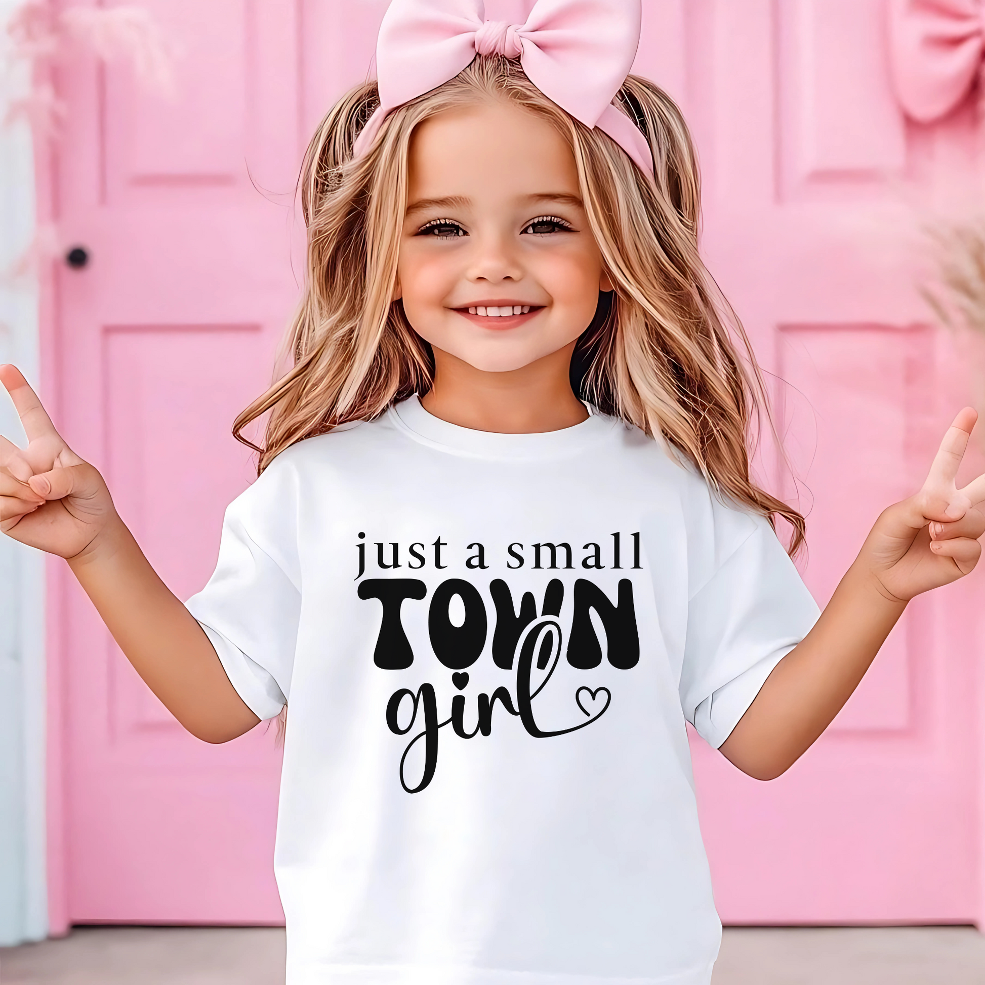Soft and breathable country-inspired graphic tee for kids’ casual wear.
