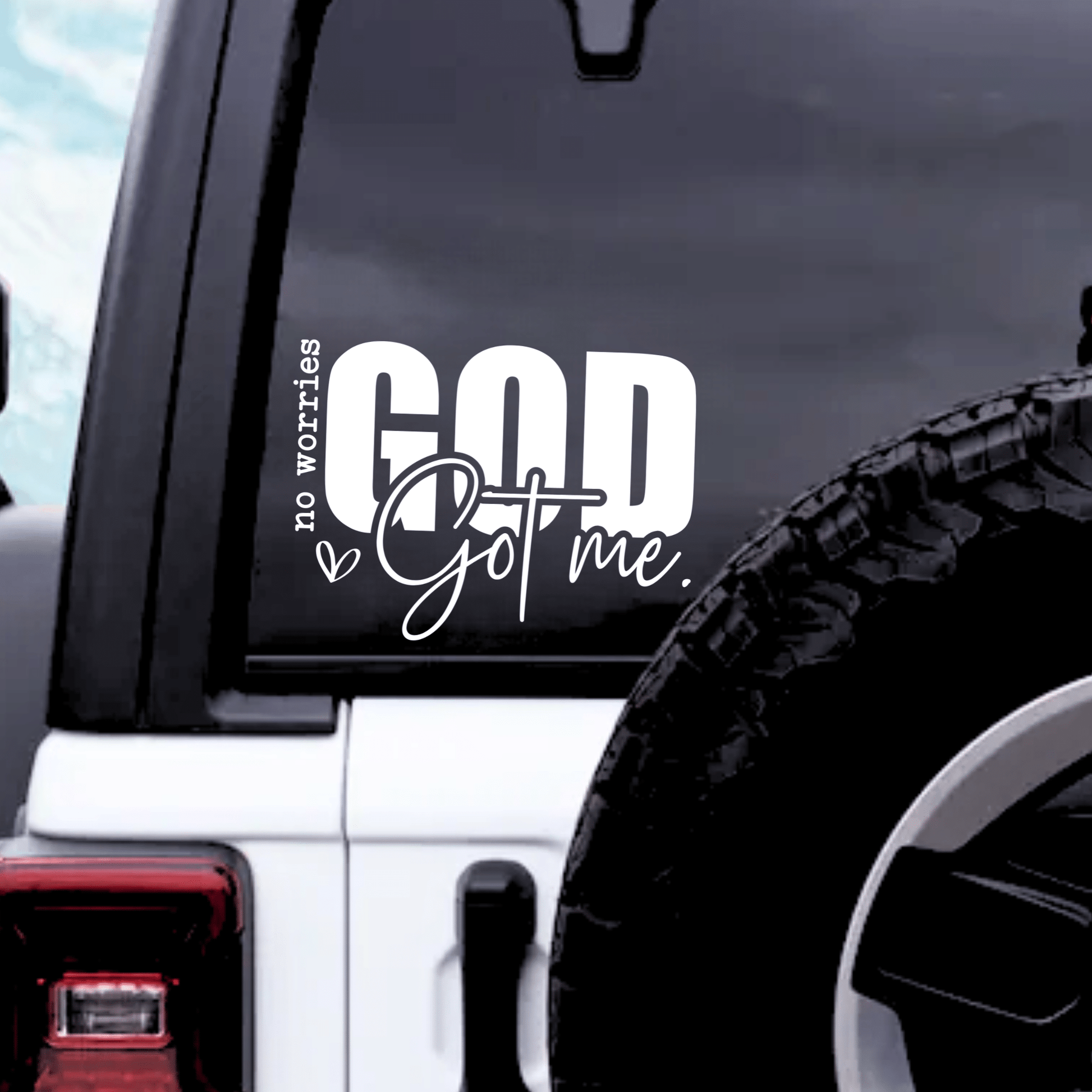God Got Me Sticker Decal – Christian Auto & Phone Decal | Faith - Based Car Mirror Sticker" - The Right Side Prints"God Got Me Sticker Decal – Christian Auto & Phone Decal | Faith - Based Car Mirror Sticker"Accessories11.4" X 8.4"White