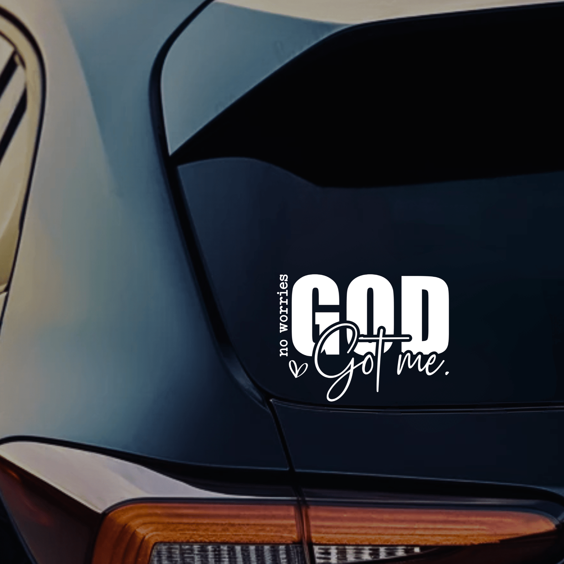 "God Got Me Sticker Decal – Christian Auto & Phone Decal | Faith - Based Car Mirror Sticker" - The Right Side Prints"God Got Me Sticker Decal – Christian Auto & Phone Decal | Faith - Based Car Mirror Sticker"Accessories11.4" X 8.4"White