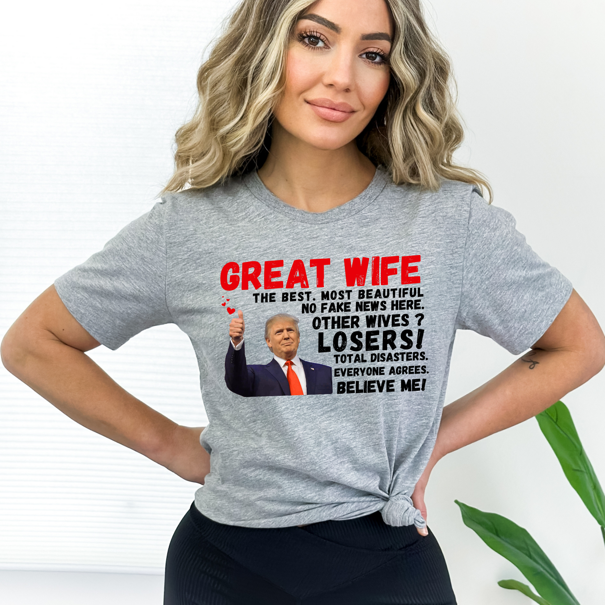 Trump-themed Mother's Day T-shirt  – conservative wife apparel