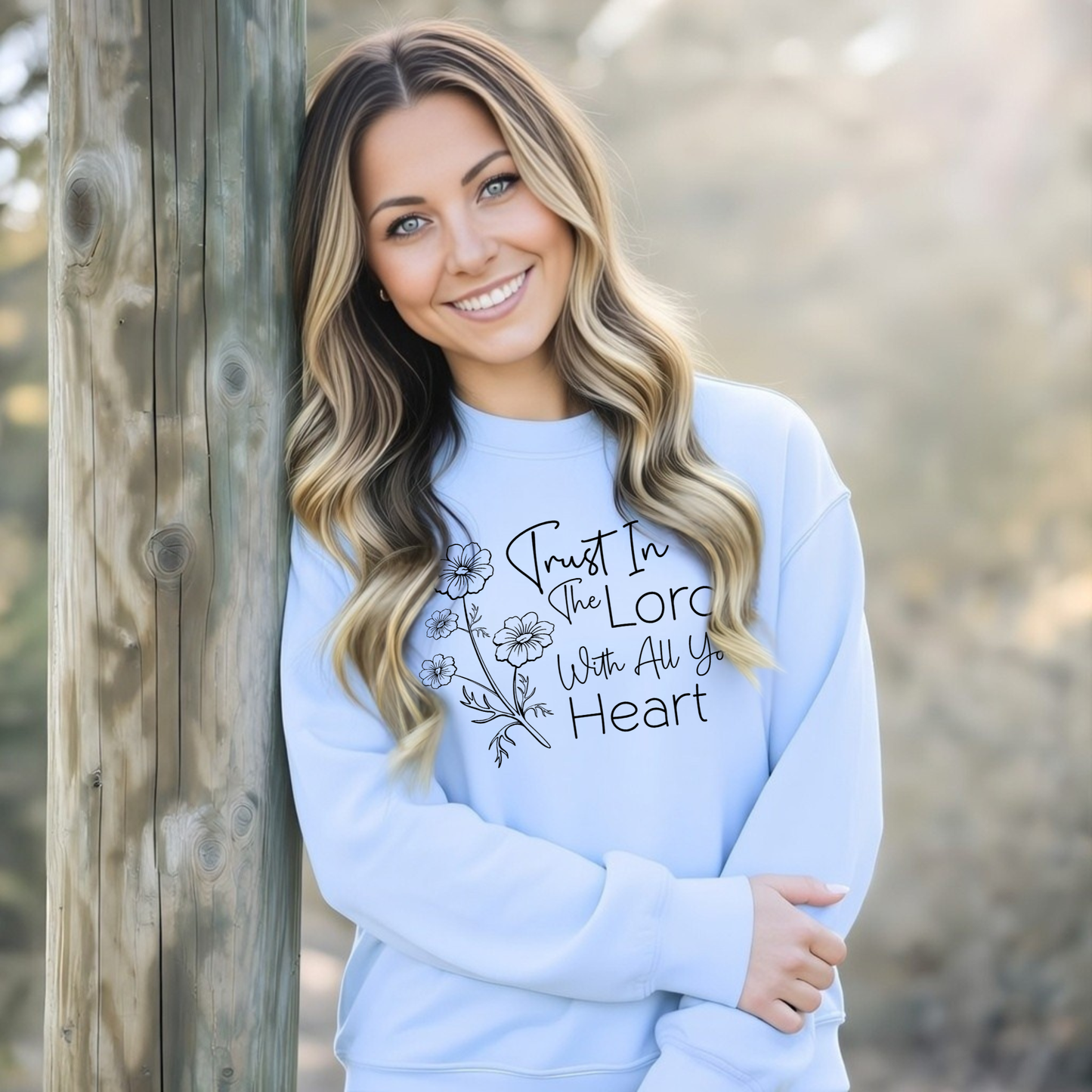 Trust in the Lord With All Your Heart Faith Shirt