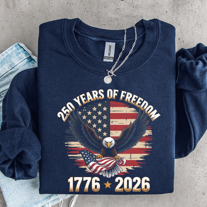 America 250 Women's Patriotic Shirt 1776–2026