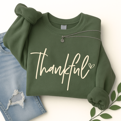Thankful Thanksgiving Shirt & Sweatshirt for Women