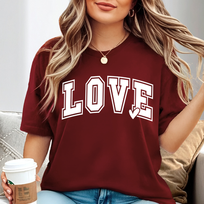 LOVE Graphic T-Shirt, Sweatshirt & Hoodie – Women’s Valentine’s Day Top