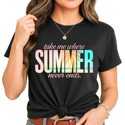 Take Me Where Summer Never Ends T-Shirt