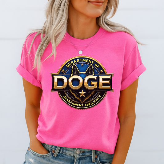 DOGE Graphic Tee for Women – Dept of Government Efficiency unisex T-shirt