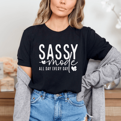 Sassy Mode T-Shirt - The Right Side PrintsSassy Mode T-ShirtT-shirtBright PinkSmall