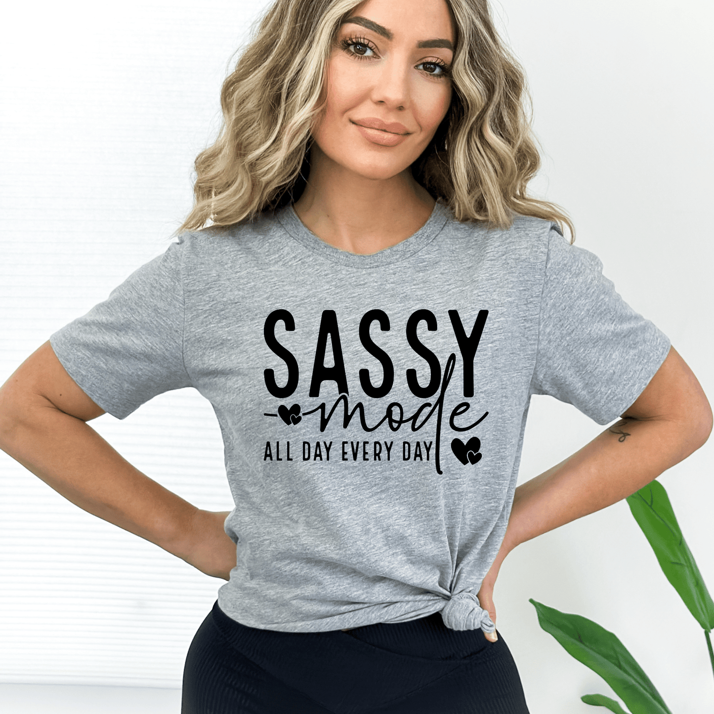 Sassy Mode T-Shirt - The Right Side PrintsSassy Mode T-ShirtT-shirtSports GraySmall