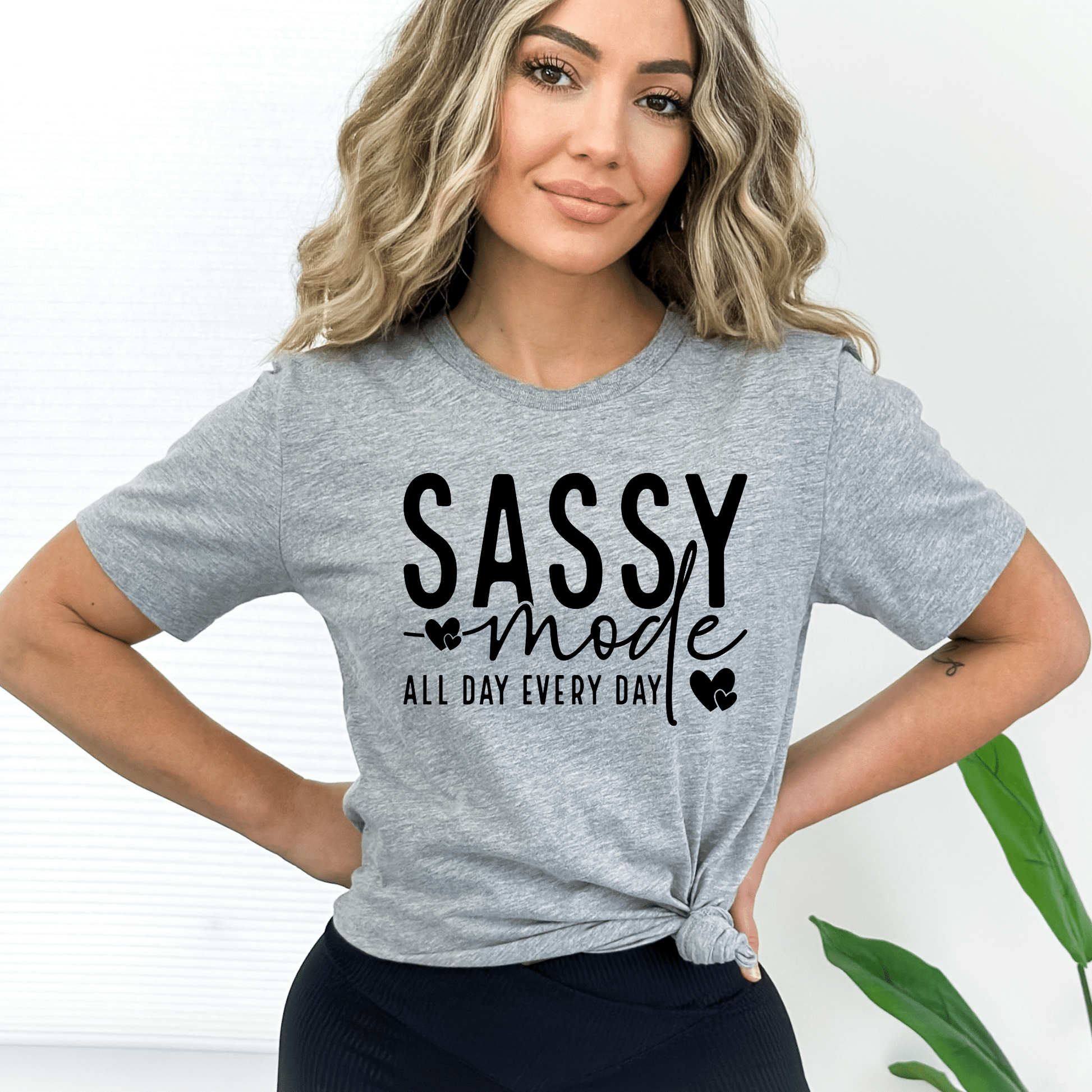 Sassy Mode T-Shirt - The Right Side PrintsSassy Mode T-ShirtT-shirtSports GraySmall