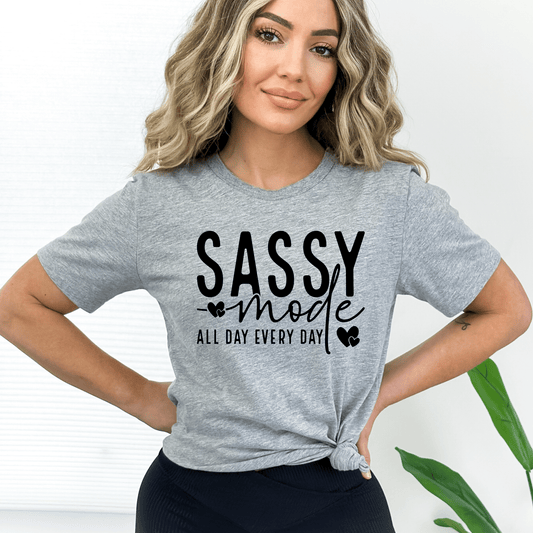 Sassy Mode T-Shirt - The Right Side PrintsSassy Mode T-ShirtT-shirtSports GraySmall