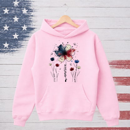 America 250 Floral Patriotic Shirt | Faith Family Freedom