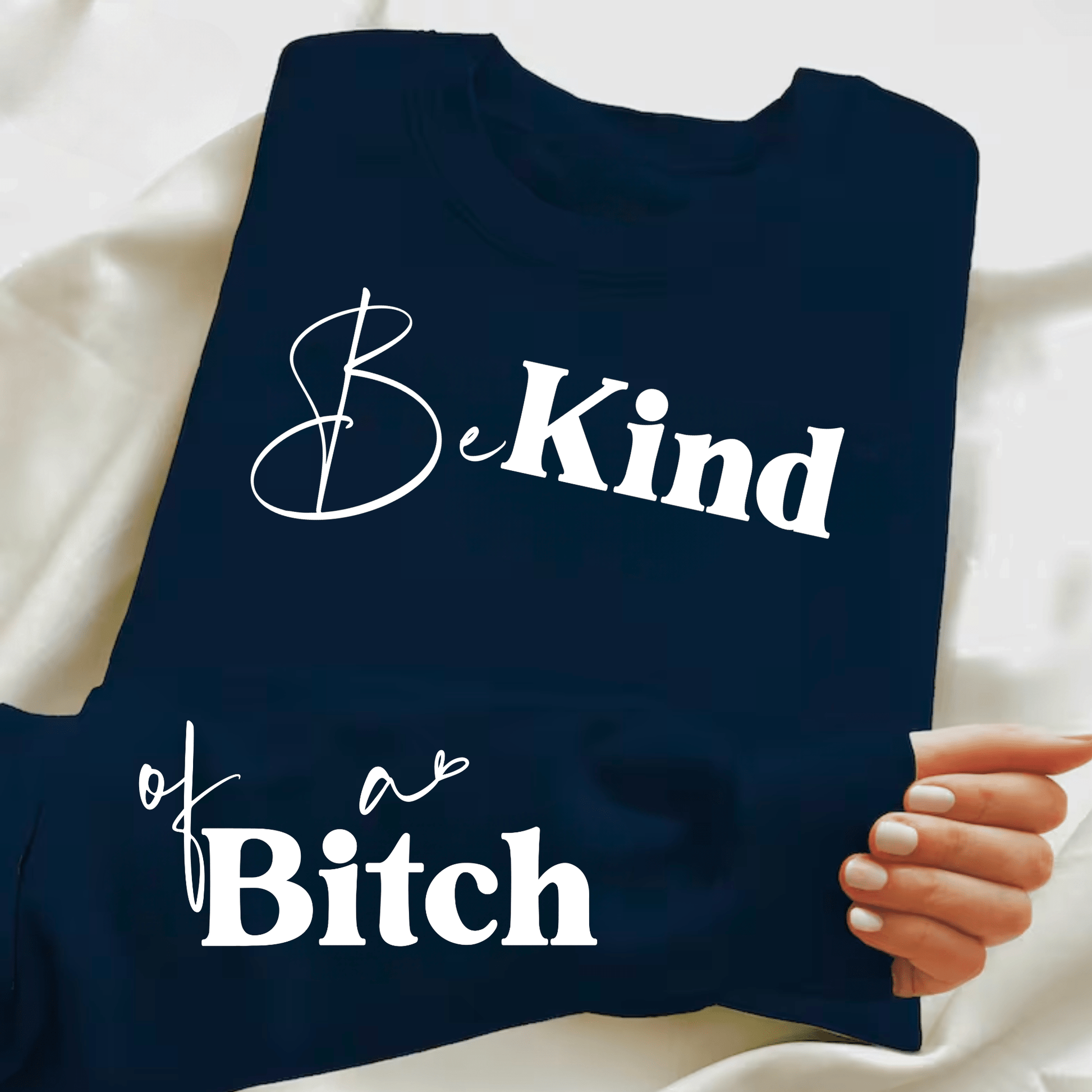 Be Kind Navy Sweatshirt
