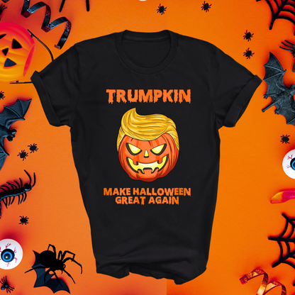Trumpkin shirt for spooky season – casual outfit