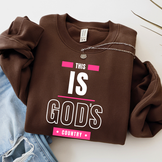 Unisex crewneck sweatshirt with bold statement graphic