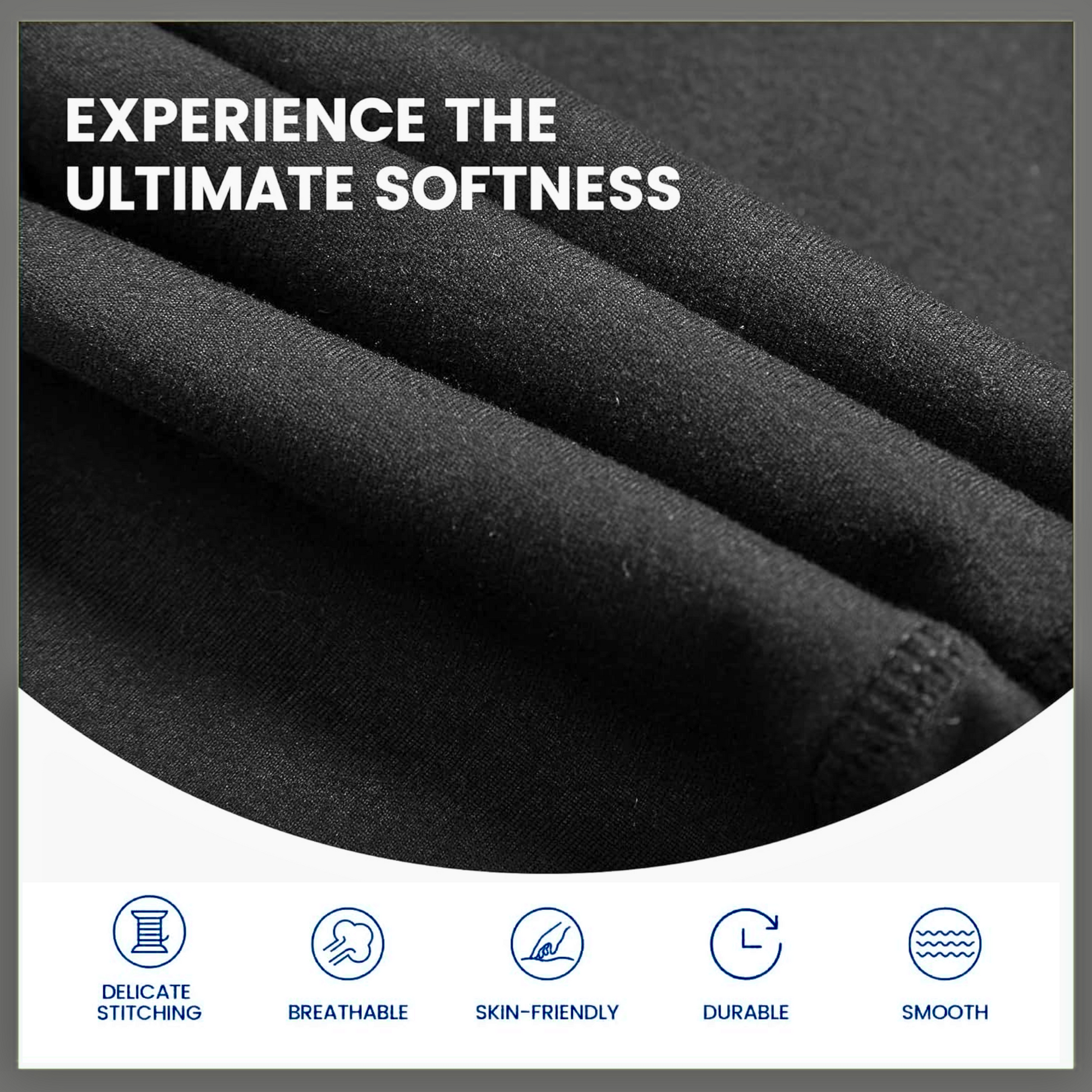 Close-up of stretch and fit details on TRUMP leggings
