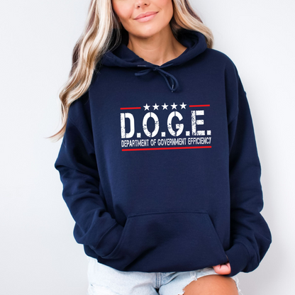 D.O.G.E. Hoodie – Support the Doge Movement | Women's Department of Government Efficiency