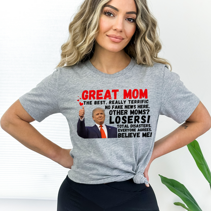 Funny Trump mom shirt – best Mother's Day gift for patriotic moms
