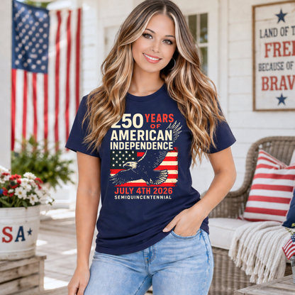 250 Years of American Independence Patriotic Shirt & Hoodie