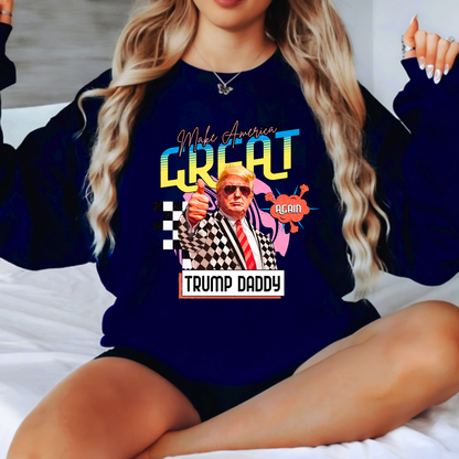 Navy blue crewneck Make America Great Again sweatshirt


