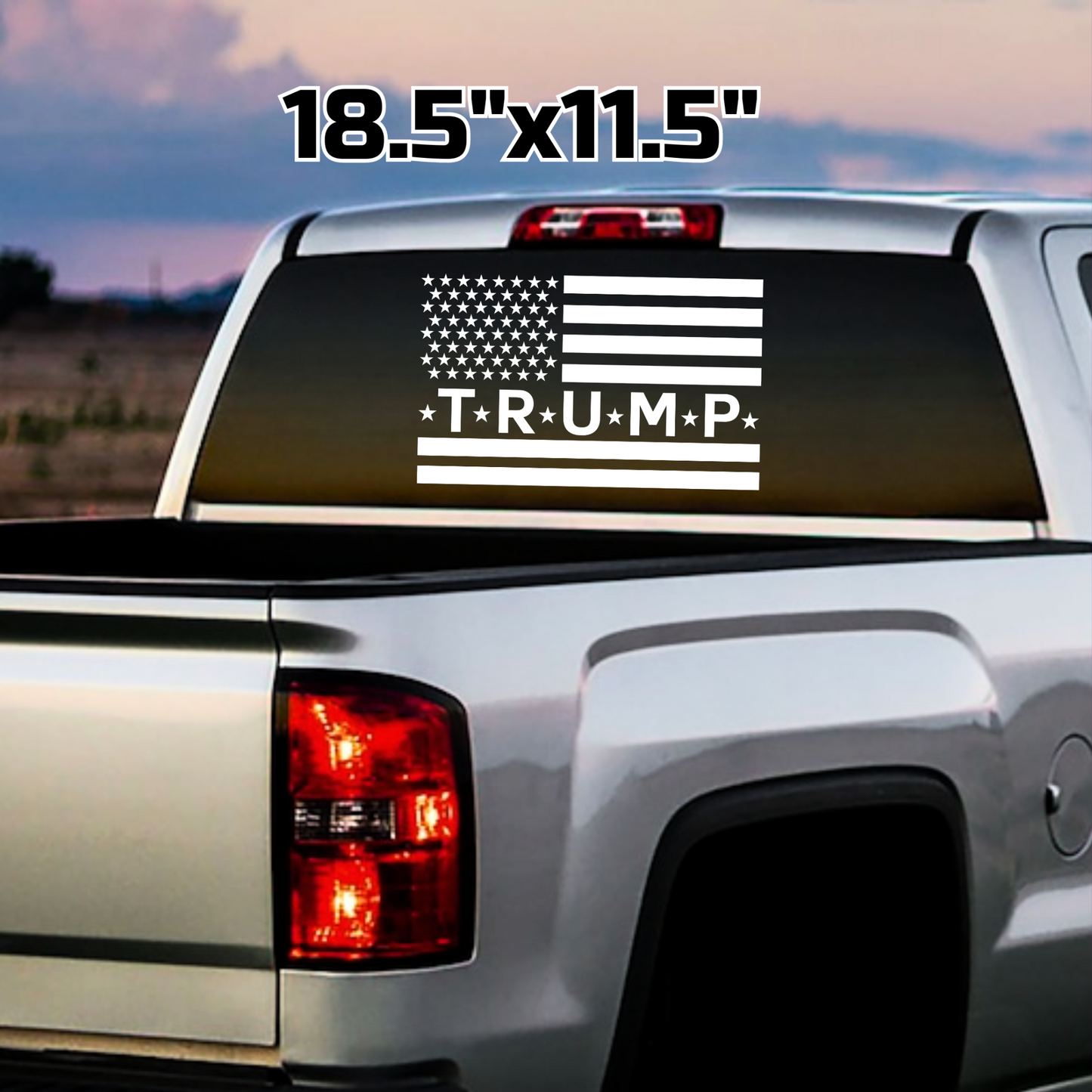 Trump Flag Decal