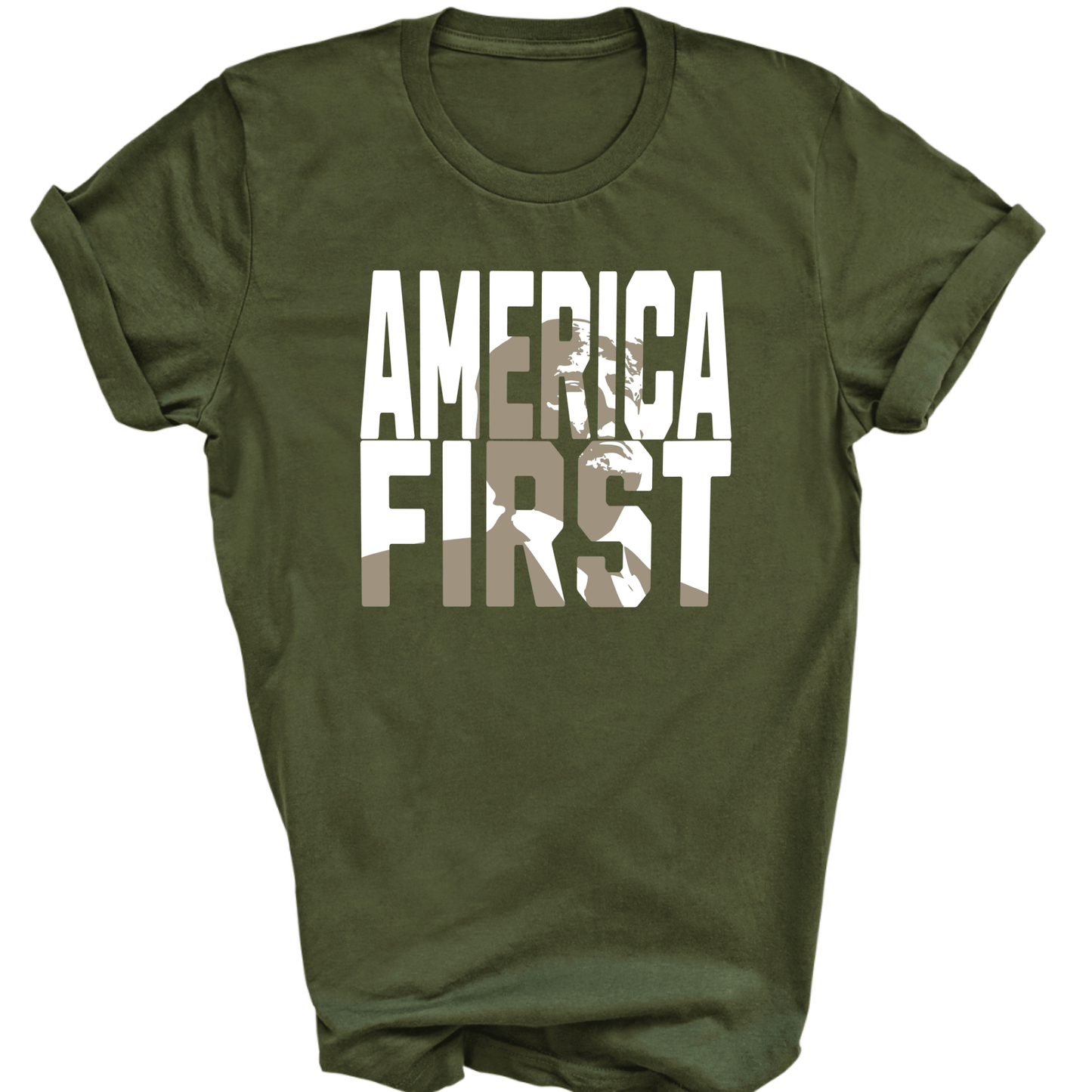 America First Trump Tshirt - The Right Side PrintsAmerica First Trump TshirtT-ShirtNavyS