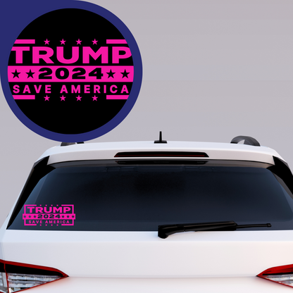 TRUMP 2024 AUTO DECAL