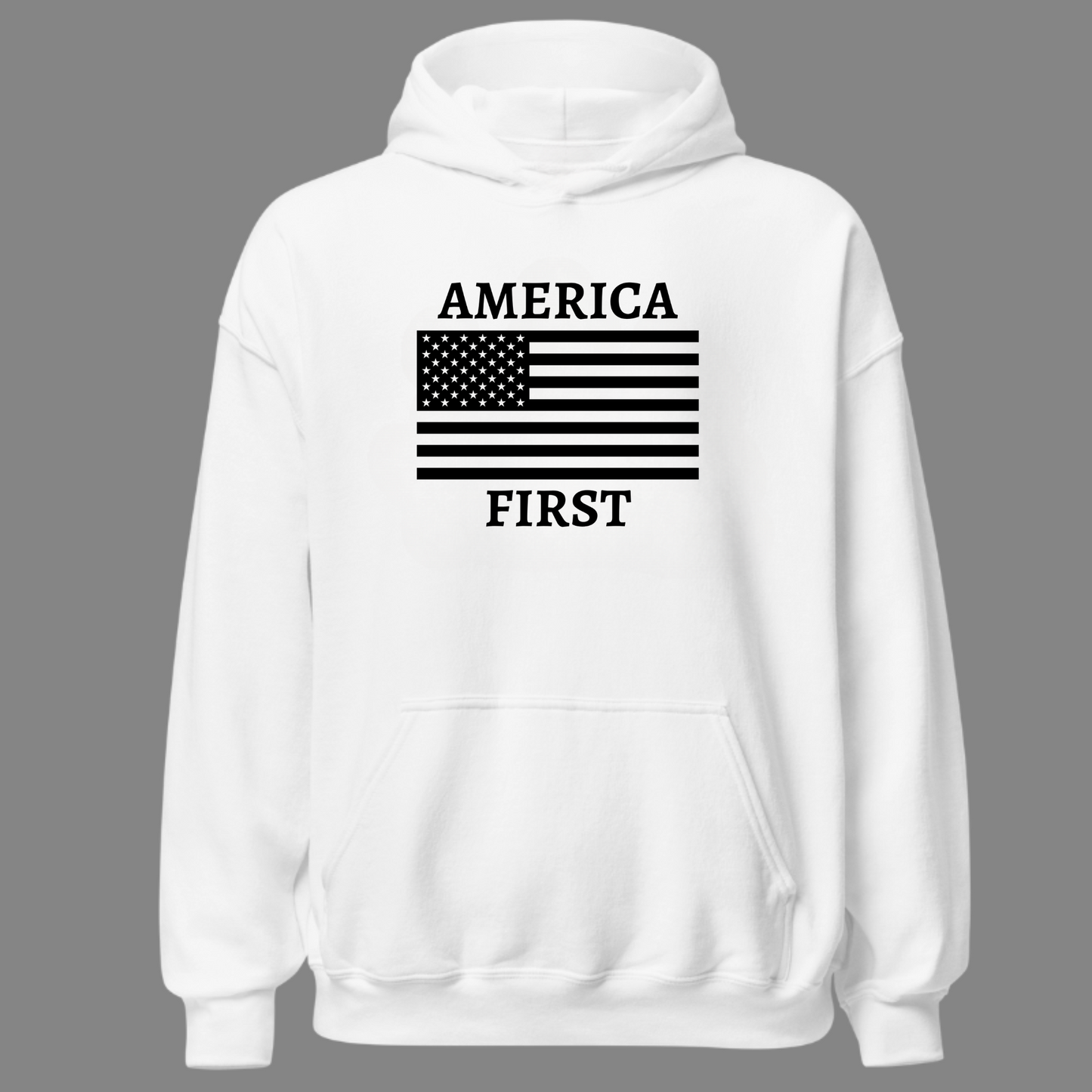 America First Hoodie - The Right Side Prints