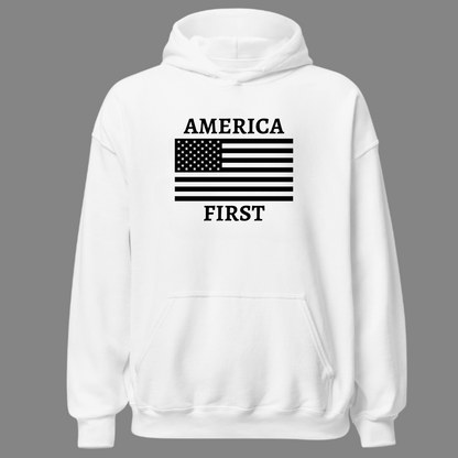 America First Hoodie - The Right Side Prints