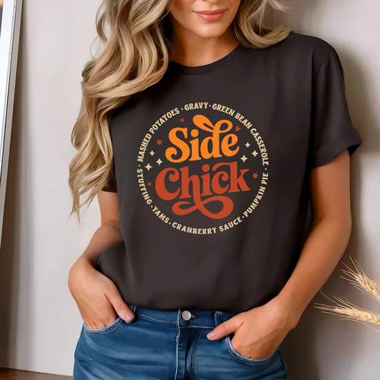 Brown funny chicken Thanksgiving t-shirt