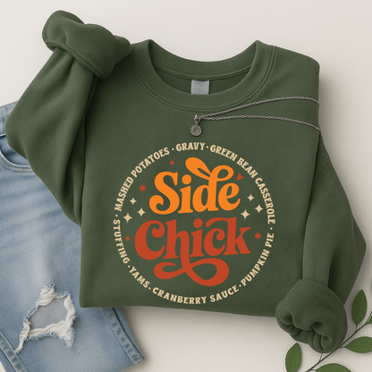 Green Side Chick Holiday Crewneck