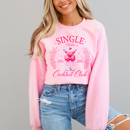 Single Babes Club Valentine’s Day Sweatshirt – Anti Valentine