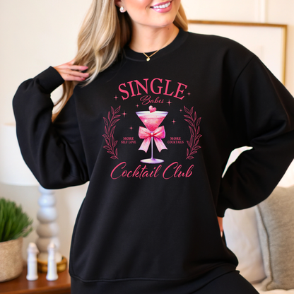 Single Babes Club Valentine’s Day Sweatshirt – Anti Valentine
