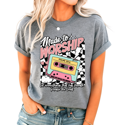 Sports gray vintage cassette tee