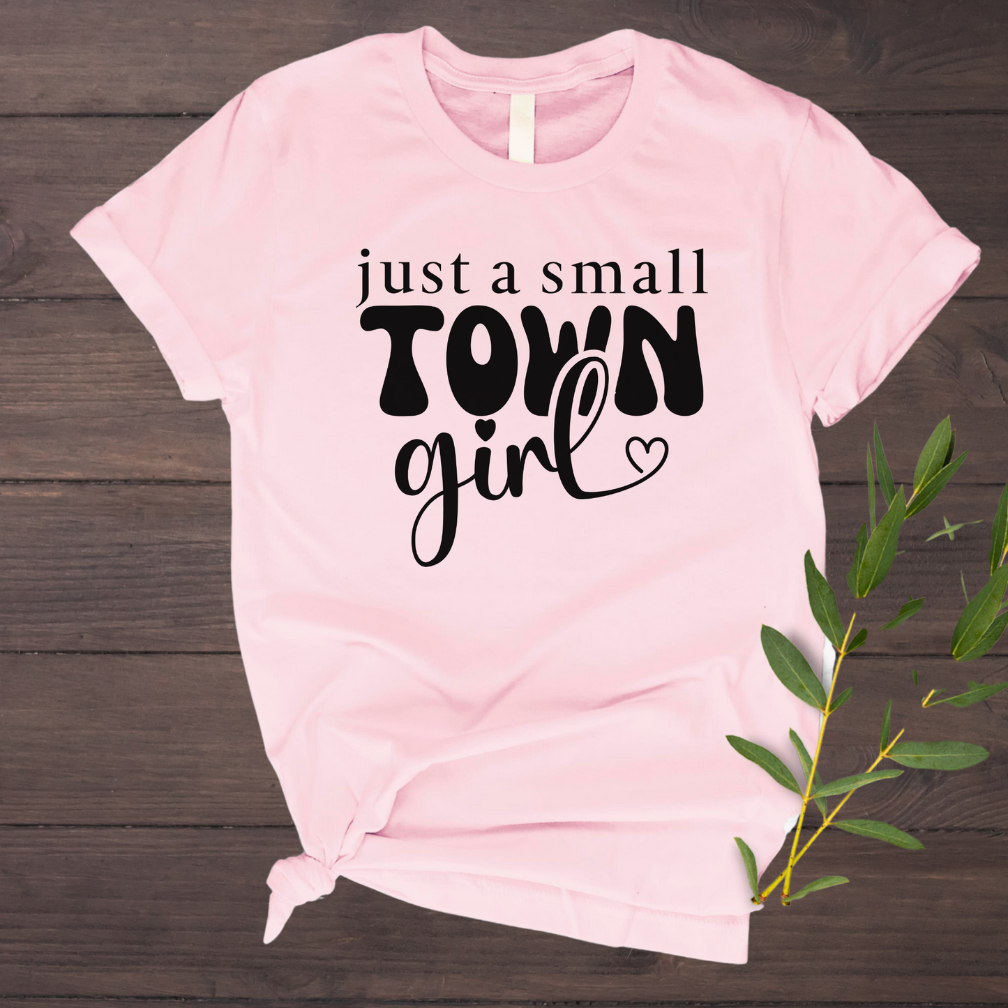 Trendy small-town girl youth tee – perfect for little country girls.